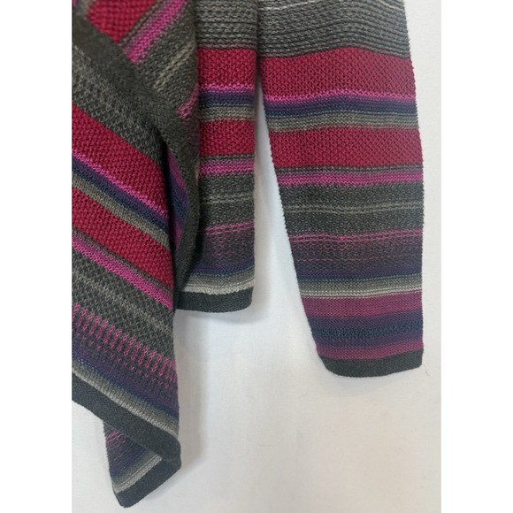 Ralph Lauren Womens Linen Knit Striped Open Cardigan Size S Western Preppy Aztec - Picture 4 of 14